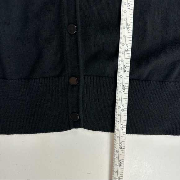 Sejour Black Button-Up Cardigan Women’s plus 2X - Picture 7 of 8